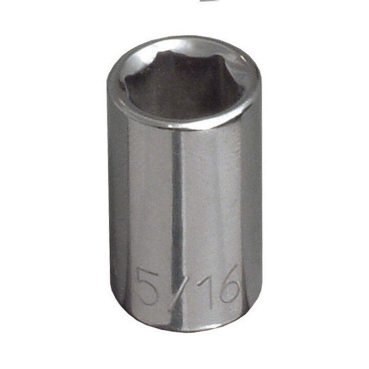 Klein Tools 5/16in Std 6-Pt. Socket 1/4in Drive