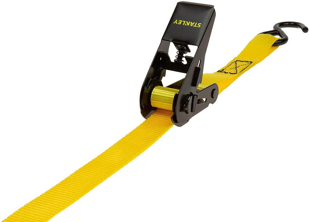 Stanley Ratchet Straps 1in x 10' 900 lb Break Strength Light Cargo Hauling 4pk, large image number 2