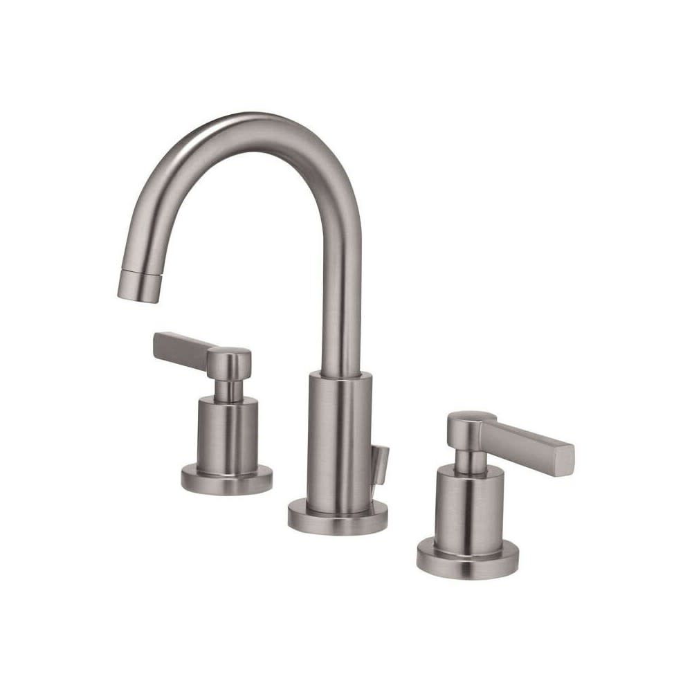 Oakbrook Bathroom Sink Faucet Two Handle Brushed Nickel, large image number 1