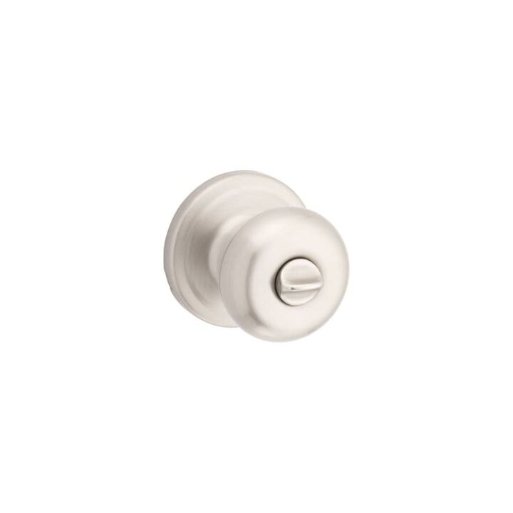 Kwikset Satin Nickel Bed/Bath Juno Privacy Door Knob