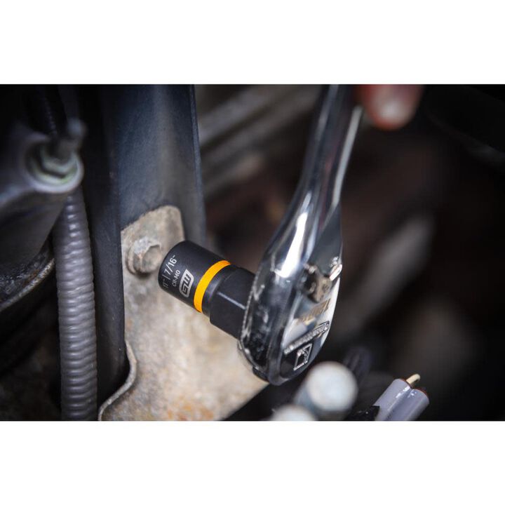 GEARWRENCH 8 piece 1/4 In. and 3/8 In. Drive Bolt Biter Impact Extraction Socket Set, large image number 8