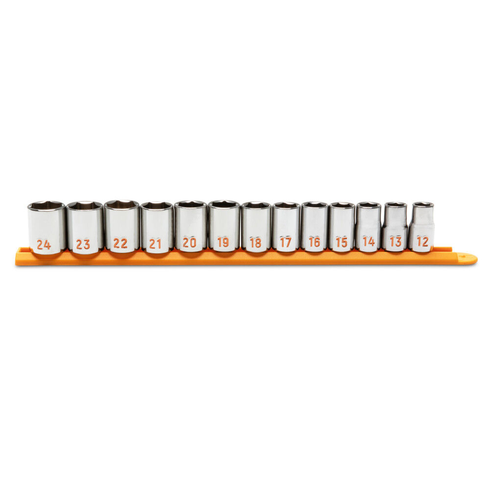GEARWRENCH 1/2 Inch Drive 6 Point Metric Hi-Viz Socket Set 13 Pieces, large image number 1