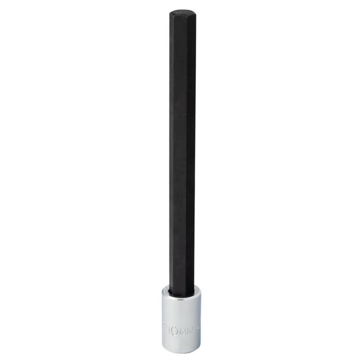 Proto 3/8in Drive Extra Long Hex Bit Socket - 10 mm