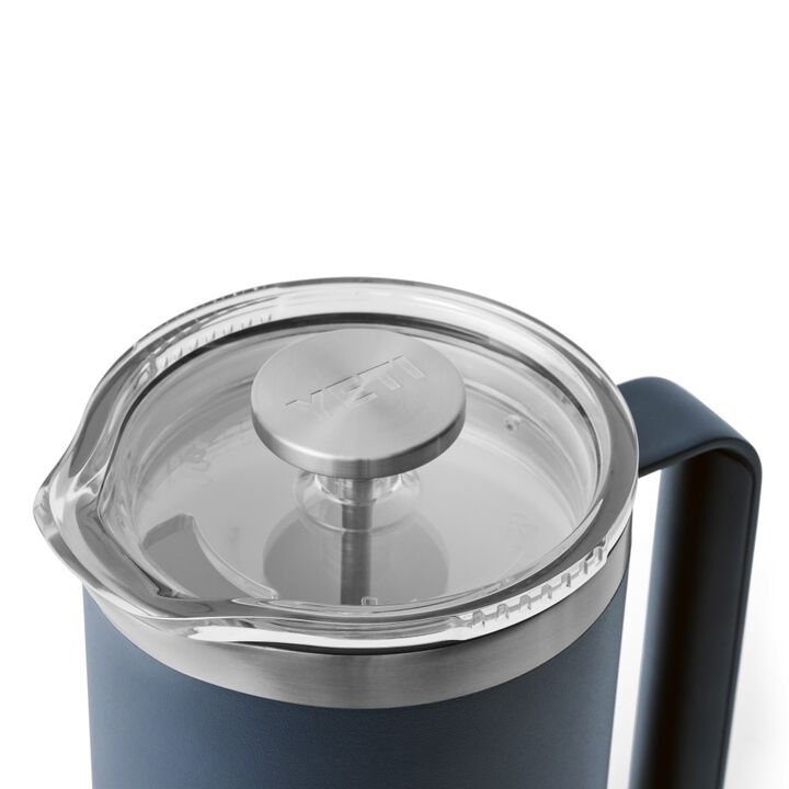 YETI 34 Oz Rambler French Press with Twist-to-Lock Lid Navy, large image number 7