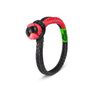 Bubba Rope 3/8 Inch NexGen PRO Gator-Jaw Synthetic Soft Shackle, Red and Black, small image number 1