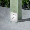 Simpson Strong-Tie 10/12 Gauge 6 x 6 ZMAX Coating ABU Adjustable Post Base, small image number 3