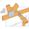 Simpson Strong-Tie DTC 18 Ga Galvanized Steel Roof Truss Clip - 100/Pack, small image number 2