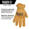 Klein Tools Leather All Purpose Gloves, Large, small image number 2