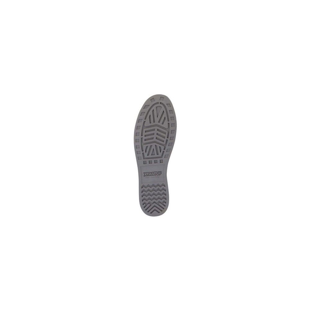 XTRATUF Men's 6 Inch Ankle Deck Boot Medium Width Gray/Yellow Size 11, large image number 2
