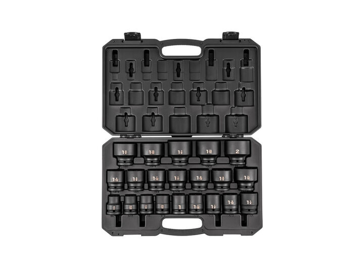 Tekton 3/4 Inch 6 Point Impact Socket Set with Case, 21 Pieces (3/4-2 Inch), large image number 1