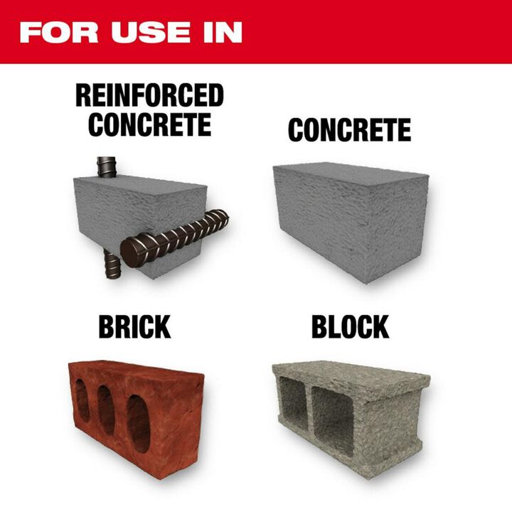 Milwaukee SDS-Max 4CT 1 in. x 12 x 17 in., large image number 1