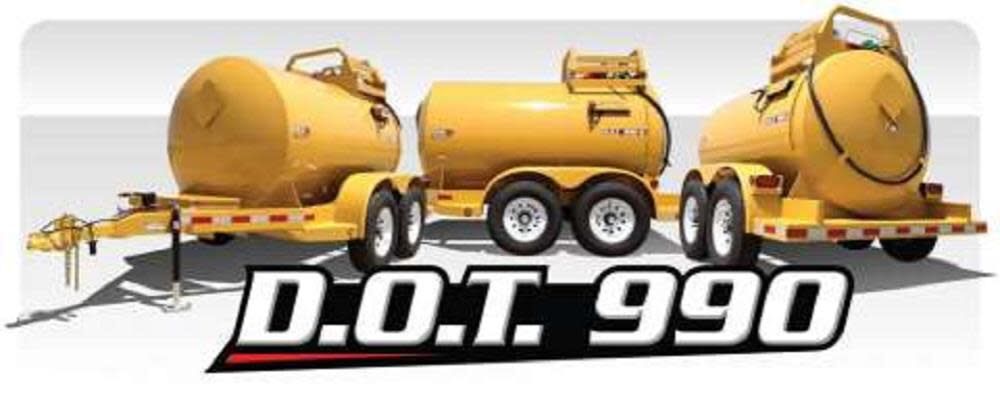 Leeagra 1000 Gallon D.O.T. Diesel Fuel Tank with Trailer - Yellow, large image number 5