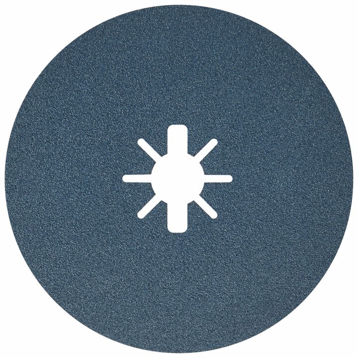 Bosch X LOCK Fine Grit Abrasive Fiber Discs 6in 120 Grit 25pc