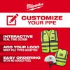 Milwaukee Class 2 High Visibility Yellow Mesh One Pocket Safety Vest - S/M (CSA), small image number 2