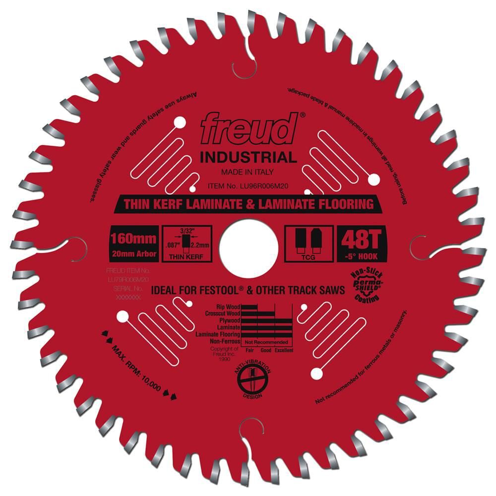 Freud 160 mm x 48T mm Thin Kerf Double Sided Laminate/Melamine, large image number 1