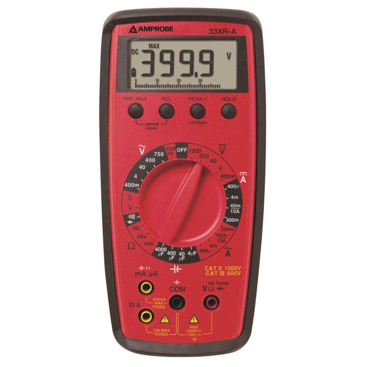 Amprobe 1000V DC Temp Cap & Frequency Multimeter