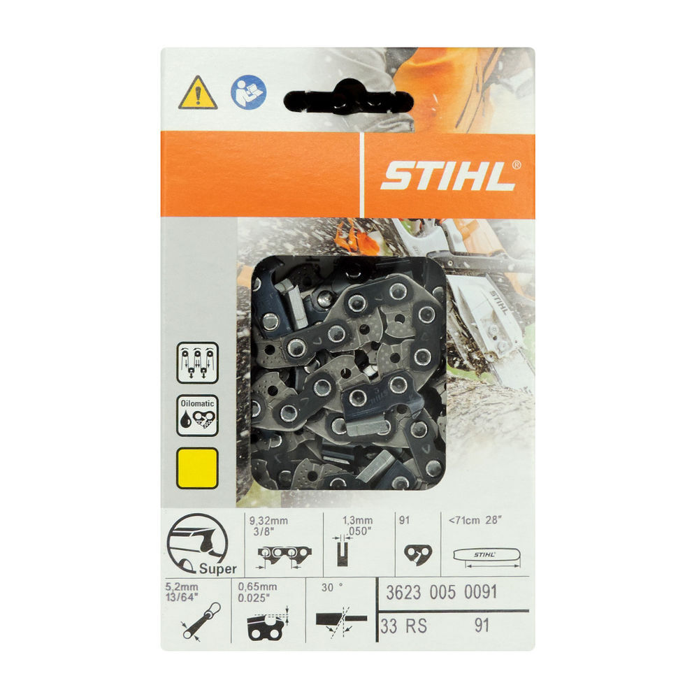 Stihl 28in Oilomatic Rapid Super 33RSC 91E Saw Chain, large image number 2