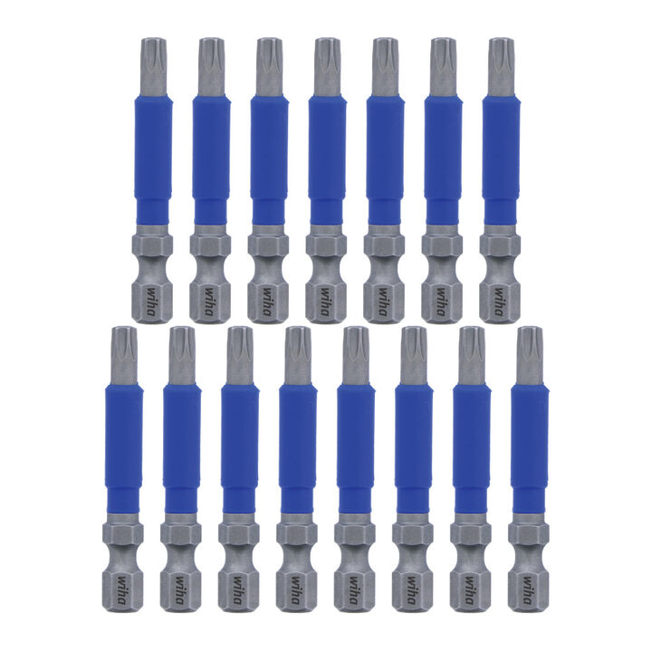 Wiha TerminatorBlue Impact Bit Torx T25 2in 15pk