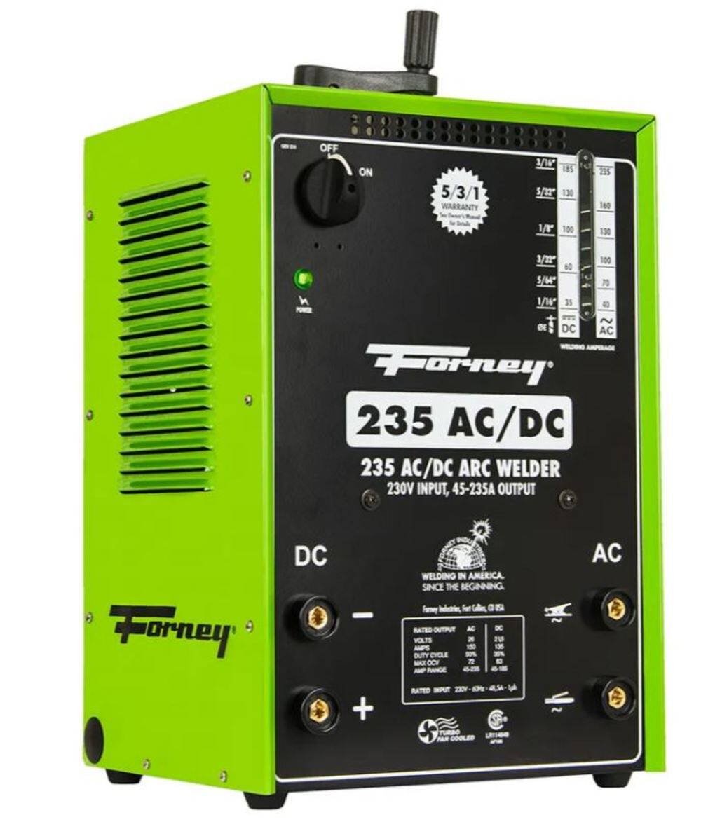 Forney Industries Green 230V 235A 235 AC/DC Stick/Arc Welder, large image number 3