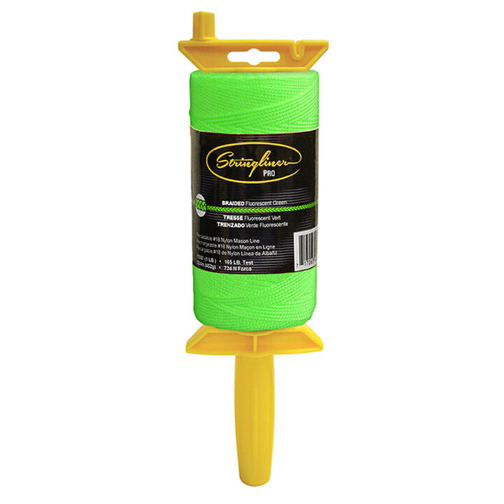 Stringliner Pro Braided Fluorescent Green 1000 ft