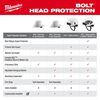 Milwaukee Orange Full Brim Vented Hard Hat with 6pt Ratcheting Suspension Type 1 Class C, small image number 4