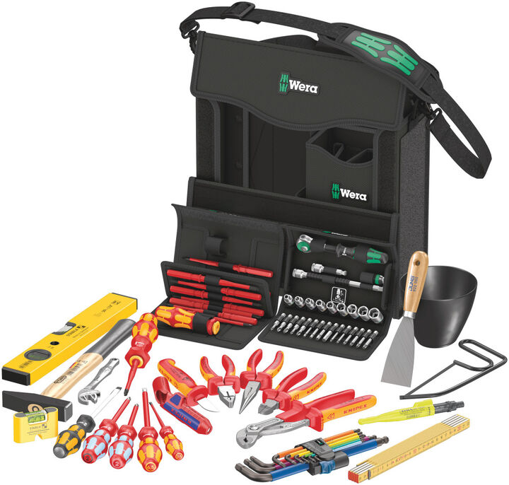 Wera Tools 2go E 1 Tool Set for Electricians 73pc