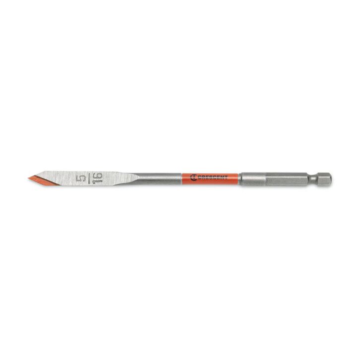 Crescent Flat Spade Drill Bit, 15/16 Inch x 6 Inch