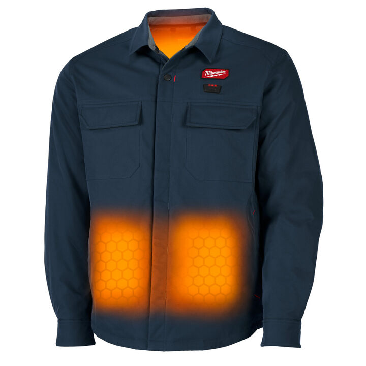Milwaukee M12 Heated Shirt Jacket Navy XL