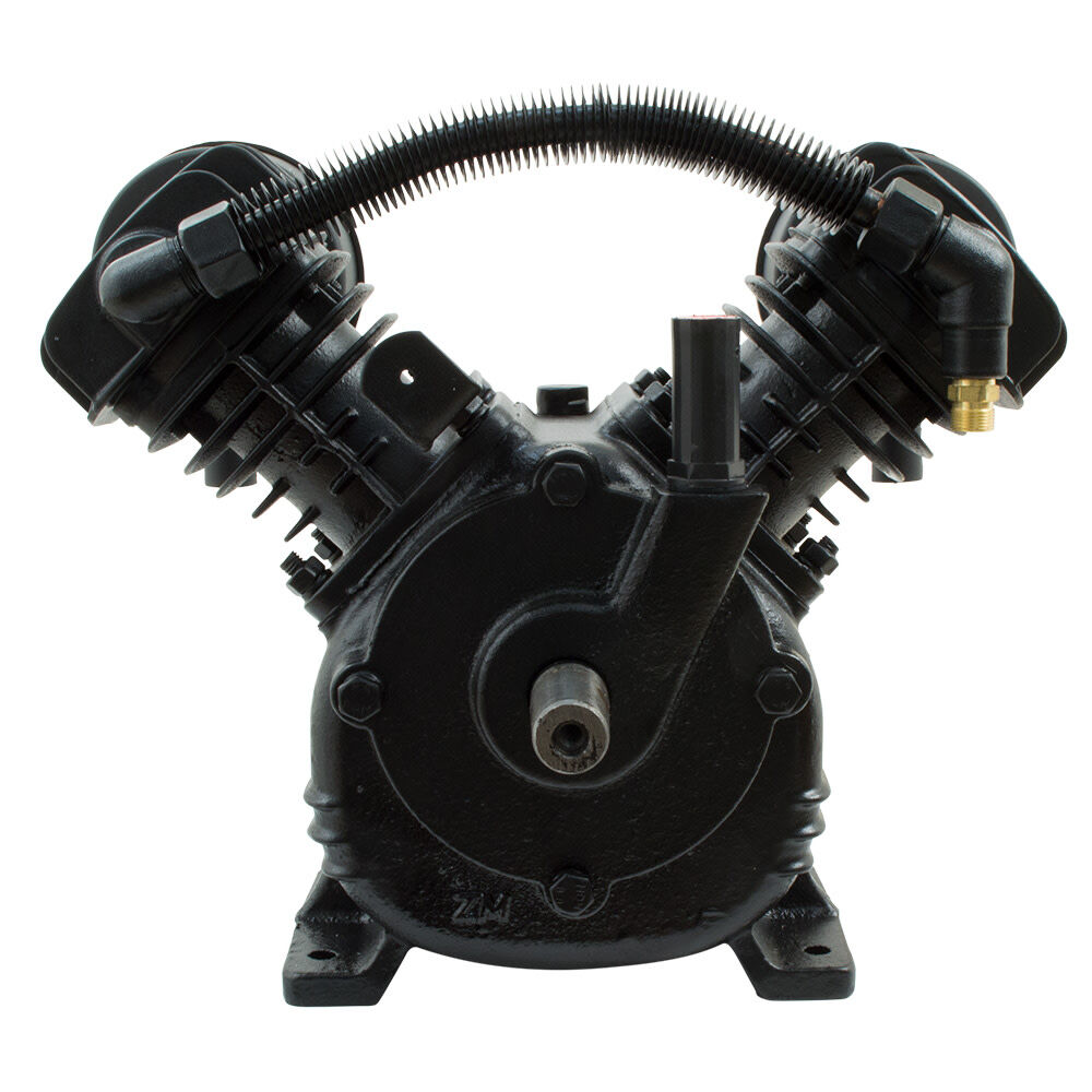 Powermate Universal Replacement Single Stage V-Twin Cylinder Oil Lubricated Pump 1.6 RHP, large image number 2