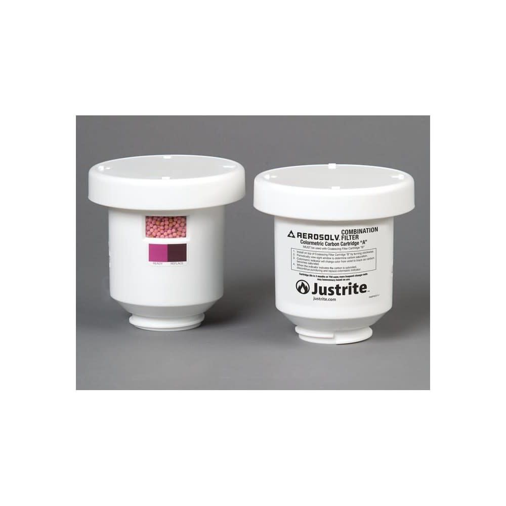 Justrite Aerosolv 7363 Replacement Colormetric Carbon Filter Cartridge, large image number 3