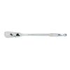 GEARWRENCH 1/2in Drive 90-Tooth Locking Flex Head Teardrop Ratchet 17in, small image number 1