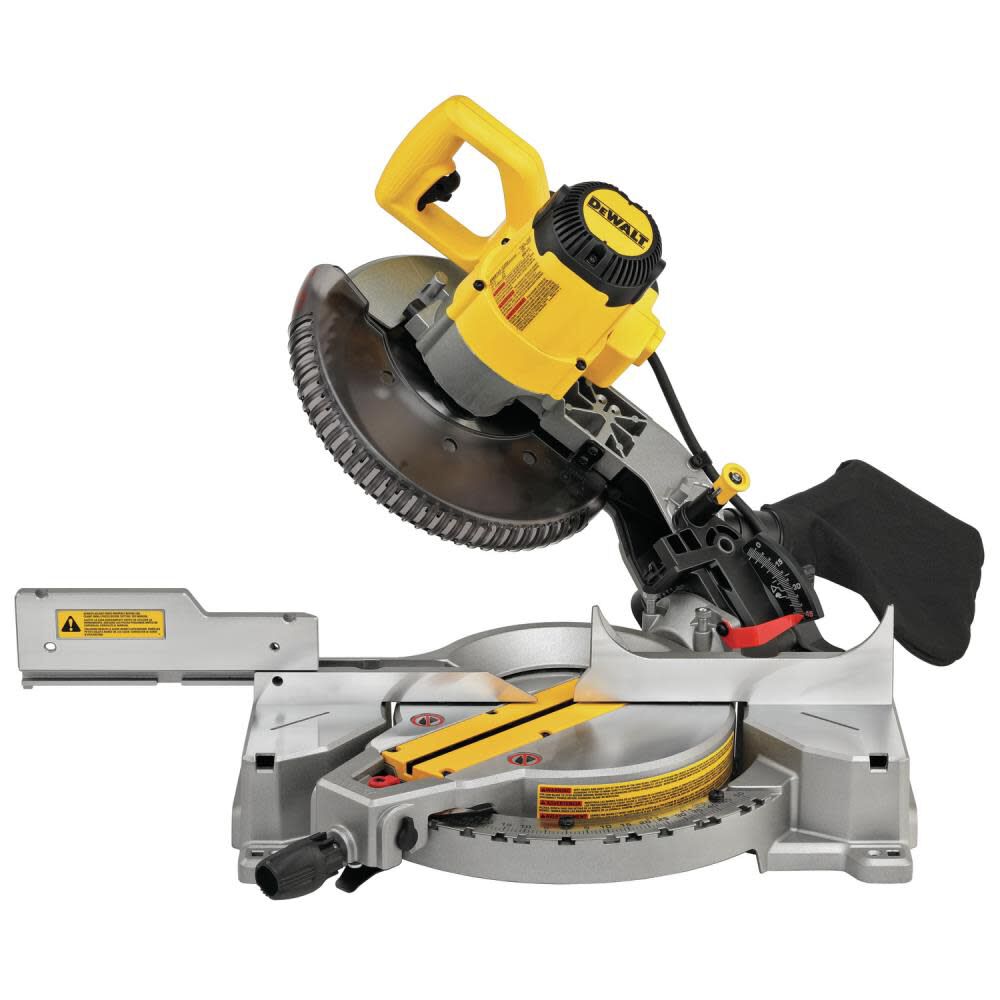DEWALT 10 Inch 15 Amp Compound Miter Saw with Heavy-Duty Work Stand and Mounting Brackets Bundle, large image number 7