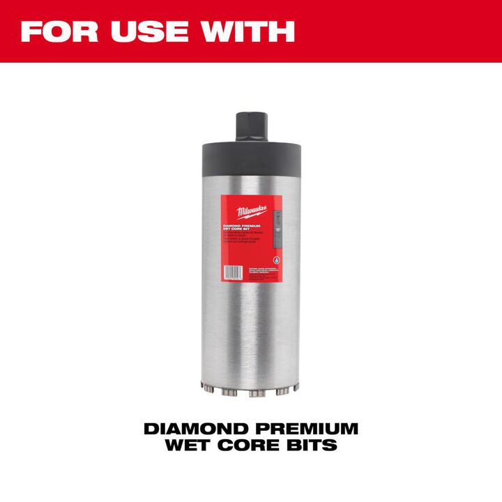 Milwaukee 3-1/2 In. x 12 In. Diamond Premium Wet Core Bit Extension, large image number 1