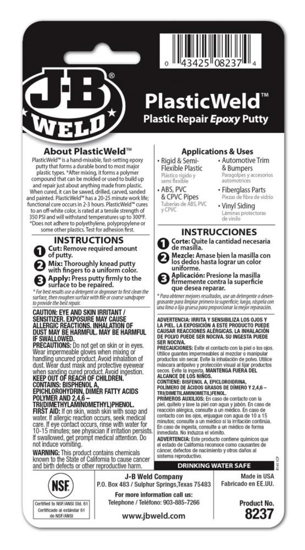 J-B Weld Kwikplastic, large image number 5