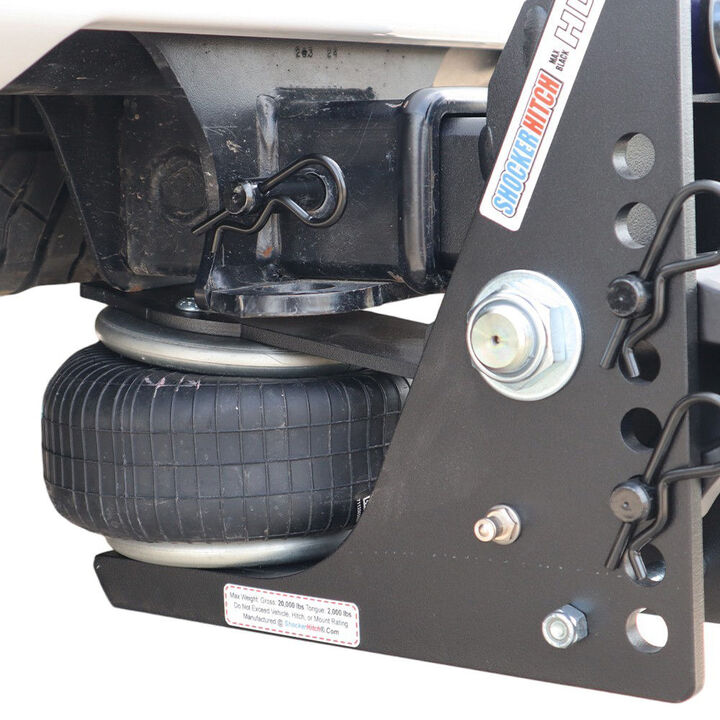 Shocker Hitch 20K Max Black 2 Inch Air Receiver Hitch Base Frame with 2 D-Handle Pins, large image number 3
