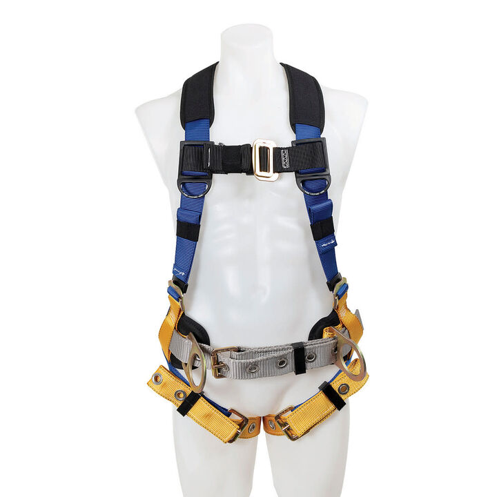 Werner LITEFIT Construction (Back and Hip D-Rings) Harness Tongue Buckle Legs (XXL)