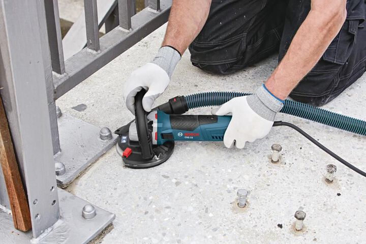 Bosch 5 Inch Concrete Surfacing Grinder with Dedicated Dust-Collection Shroud, large image number 10
