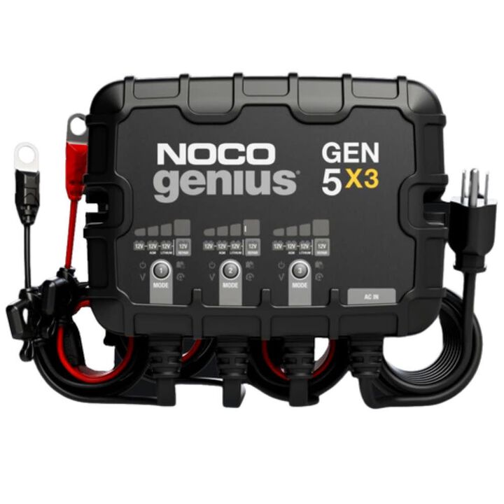 Noco Battery Charger 12V 15A Fully Automatic 3 Bank On Board
