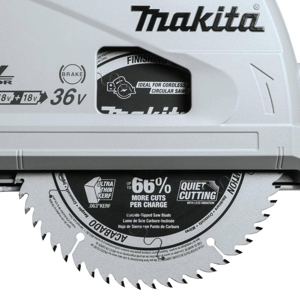 Makita 18V X2 (36V) LXT 6 1/2in Plunge Circular Saw with AWS (Bare Tool), large image number 27