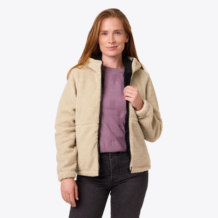 Mobile Warming Womens's Upland Full Zip Sherpa Heated Jacket, large image number 2