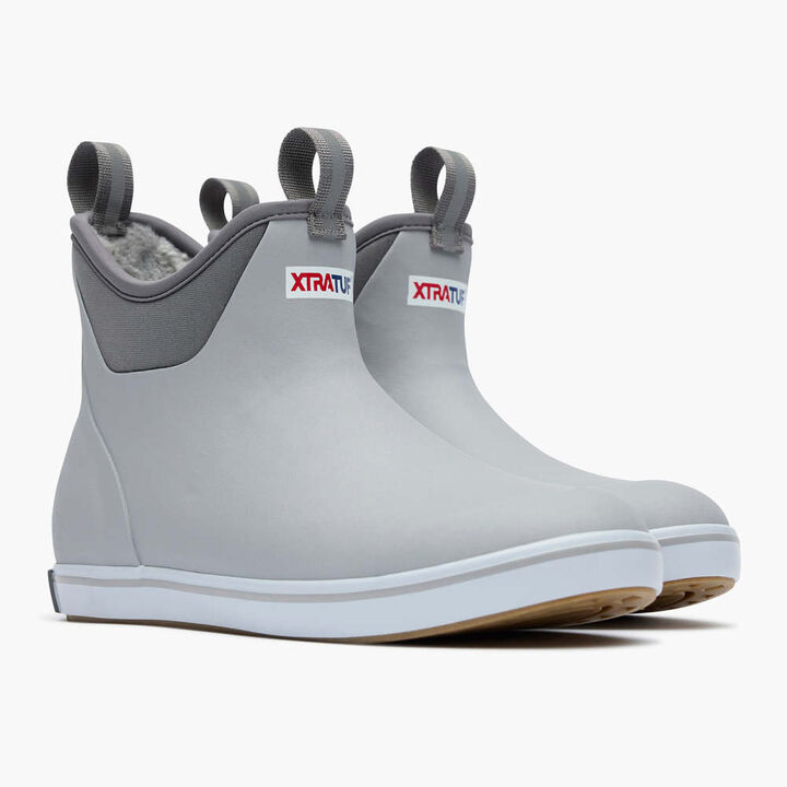 XTRATUF Mens Fleece Lined Cold Weather Ankle Deck Boot Gray Size 11, large image number 6