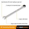 GEARWRENCH 16 Pc 90T 12 Point Metric Combination Ratcheting Wrench Set, small image number 3