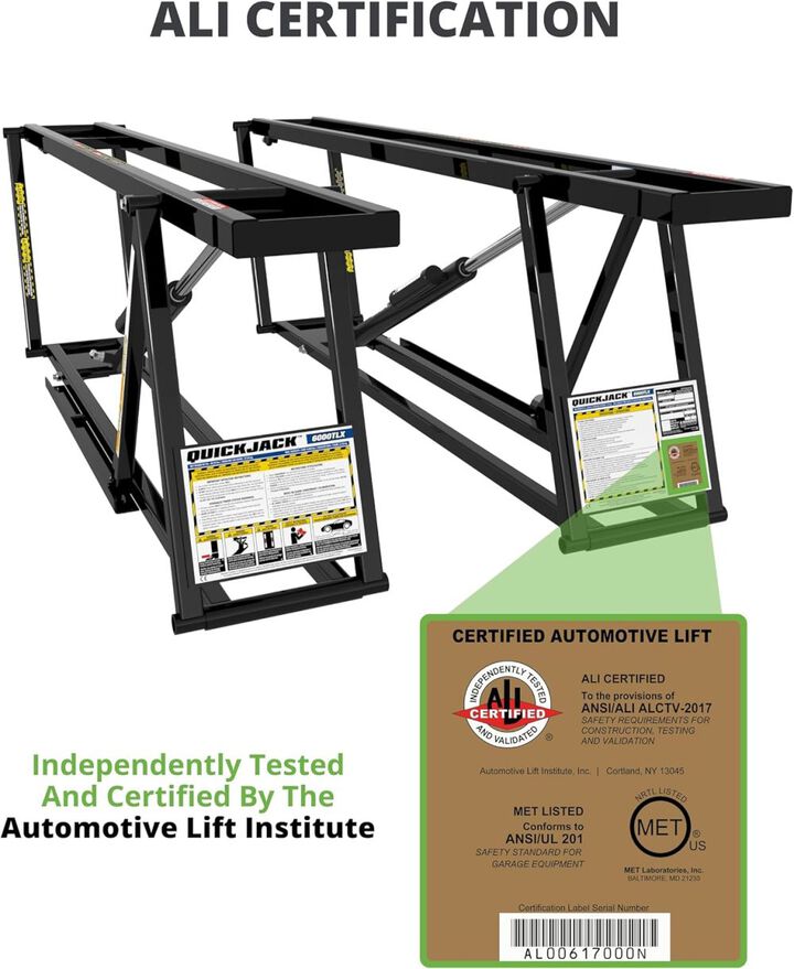 QuickJack 8000TLX 8000 Lbs 110V Extended Frame Portable Truck Lift, large image number 4