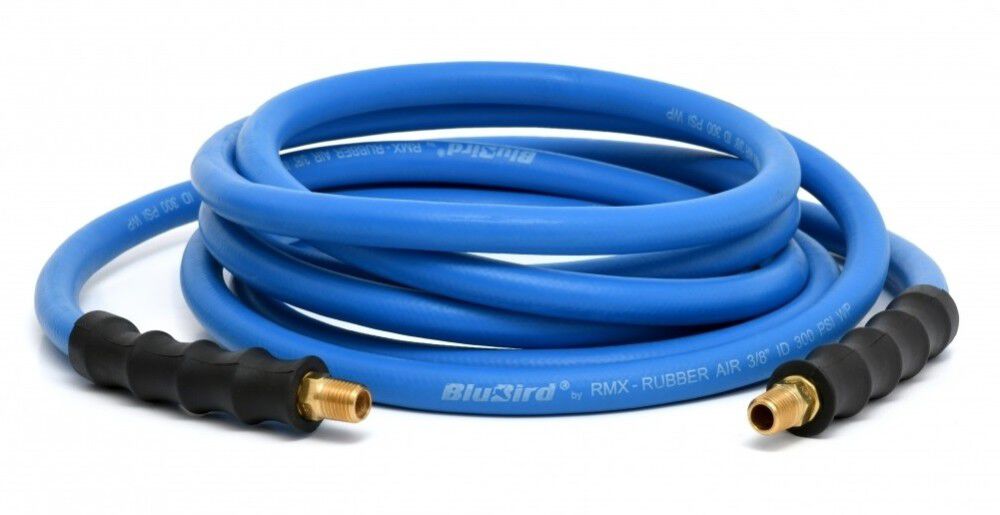 BluBird 3/8 Inch x 15 Ft. Rubber Air Hose Assembly, large image number 3