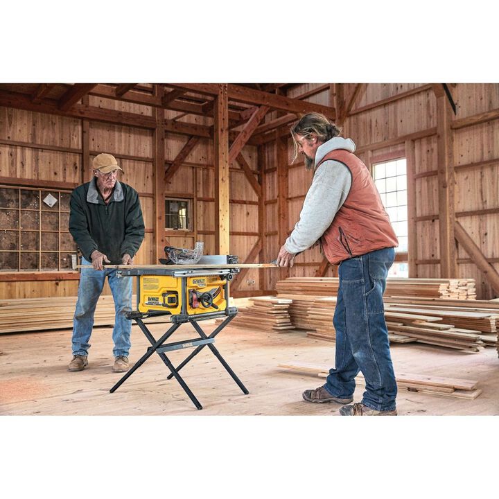 DEWALT 60V Max Table Saw (Bare Tool) and Two 20V/60V 6Ah Lithium Ion Power Tool Battery Packs Bundle, large image number 6
