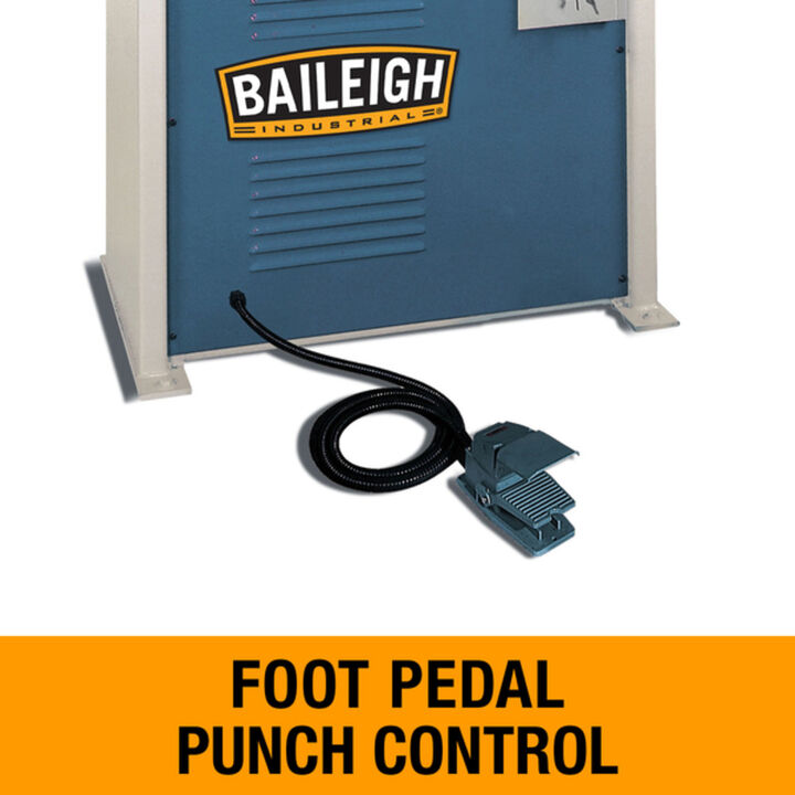 Baileigh 44-Ton 4-Station Hydraulic Ironworker 220V 1 Phase SW-441, large image number 1