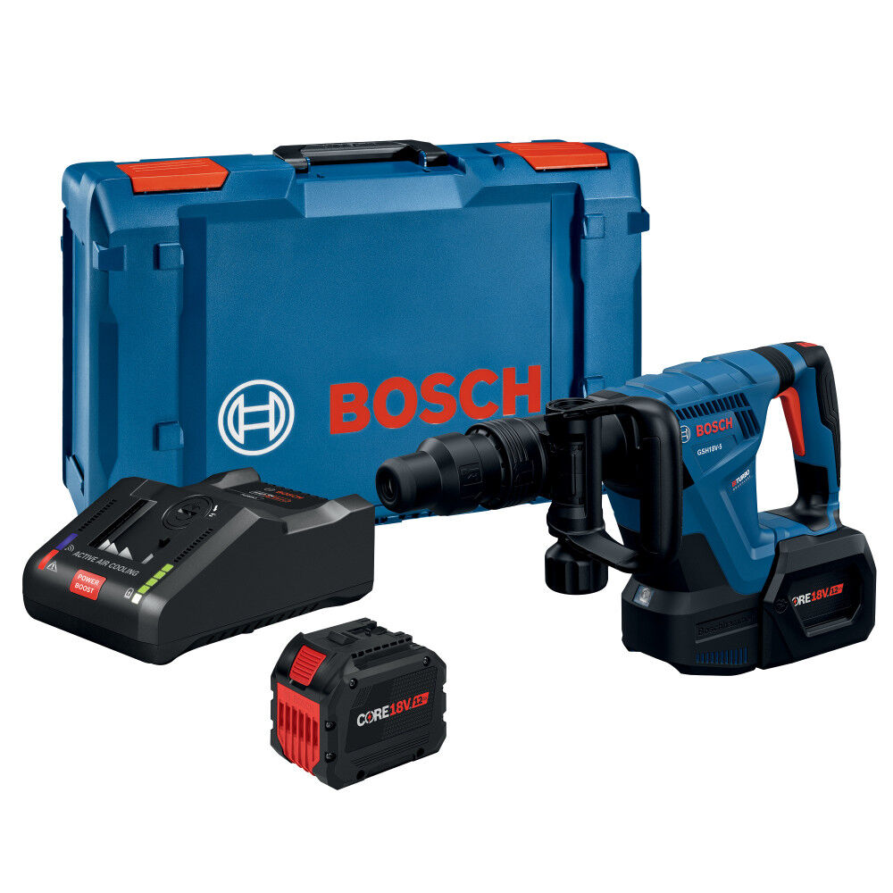 Bosch 18V SDS-max Demolition Hammer Kit with 2 Batteries Reconditioned, large image number 1