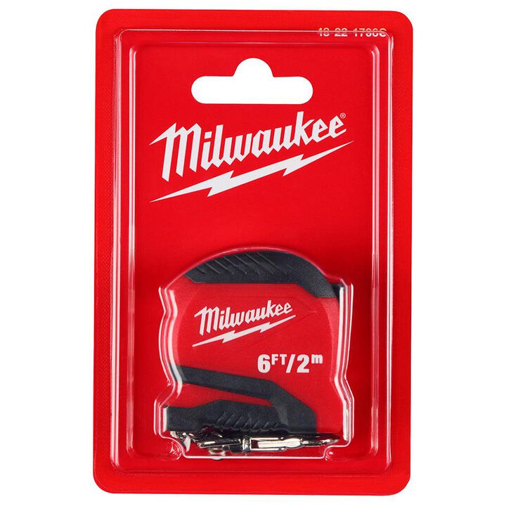 Milwaukee 6 Ft./2m Keychain Tape Measure
