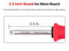 Tekton 1/4 Inch Drive x 6.7 Inch Spinner Handle, 2.5 Inch Shank, small image number 2