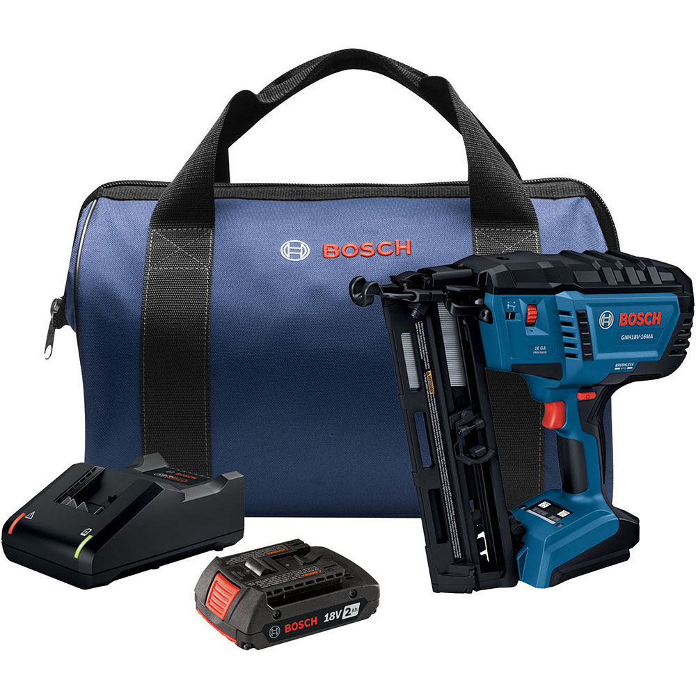 Bosch 18V 16 Gauge Angled Finish Nailer Kit, Reconditioned, large image number 1